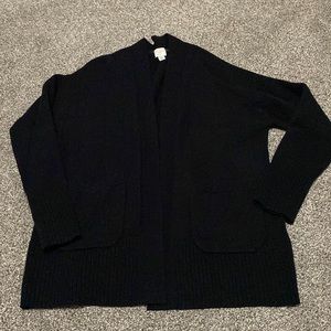 Black cardigan